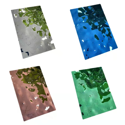 ASTM AISI Water Ripple Stainless Steel Sheet 2205 304 316 Mirror Finished