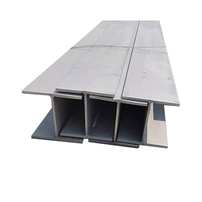 H Shape A36 Steel Beam 3.1mm-45mm Structural 90mm-1000mm Web Width