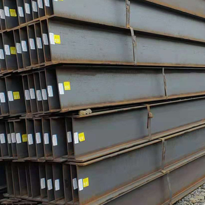 H Shape A36 Steel Beam 3.1mm-45mm Structural 90mm-1000mm Web Width