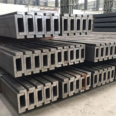 Painted Structural Steel Profile Sections In Constructions